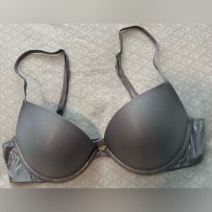 Victorias Secret Shimmering Silver padded bra